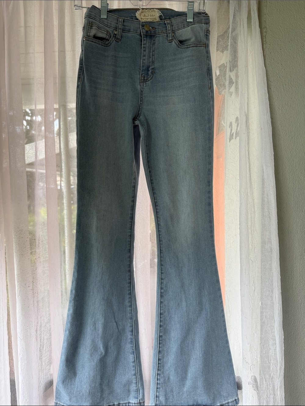 Altar'd State Light Blue Flare Jeans
